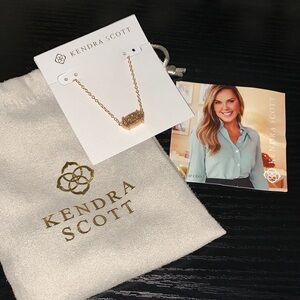 Kendra Scott Gold Bar Necklace